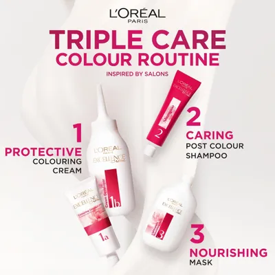 Immagine prodotto di Colore permanente per capelli Excellence Creme, 1.01 Nero scuro ricco