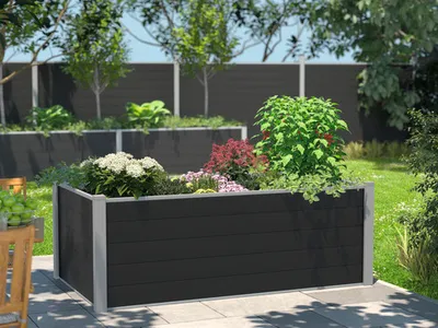 Produktbild von Steckprofil Konsta Steckzaun Aluminium 177 x 15 cm anthrazit