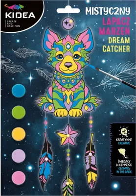 Produktbild von Mystic Dreamcatcher leuchtet im Dunkeln Hund Kidea