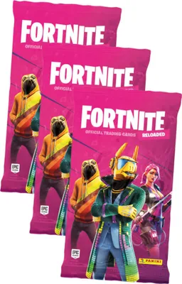 Produktbild von Fortnite Trading Cards Reloaded Serie 2 (2020) Sammelkarten - 3 Booster