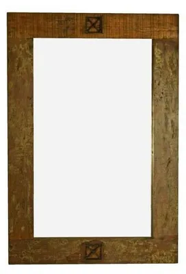 Immagine prodotto di MASSIVMOEBEL24 | specchio in legno di Legno riciclato 120x80x3 multicolore laccato NATURE OF SPIRIT #04