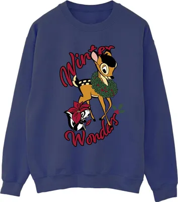 Immagine prodotto di Bambi - Felpa "Winter Wonders" da donna BI53601 (XXL) (blu navy)