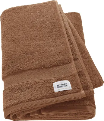 Produktbild von Schöner Wohnen Duschtuch Cuddly Farbe zimt Größe 70x140 cm
