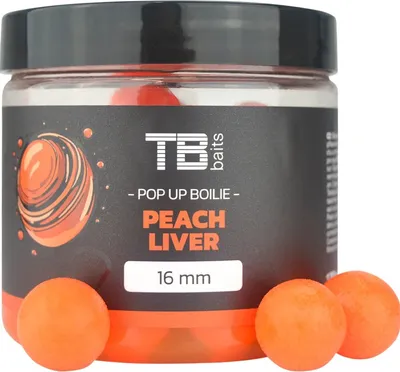 Zdjęcie produktu dla TB Baits Tomas Blazek - Pop Up Orange Peach Liver + NHDC 16mm 65g