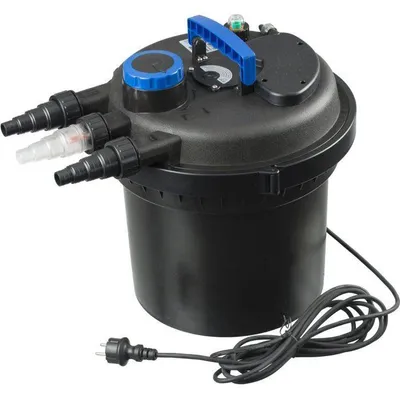 Immagine prodotto di Filtro a pressione UBBINK BioPressure II 10000 PlusSet con pompa Xtra 3900 lampada UVC integrata da 11 W per laghetti da 6000 a 10000 l