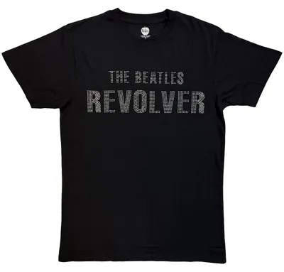 Produktbild von The Beatles Revolver Crystals (Embellished) Black L T-Shirt