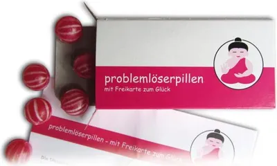 Produktbild von Süße Pillen PROBLEMLÖSERPILLEN von Liebeskummerpillen