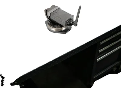 Productafbeelding van Freesmachinespanner, bekbreedte 125 mm, bekopening 95 mm, klemkracht 24 kN, bekhoogte 46 mm, bekhardheid 48 HRC