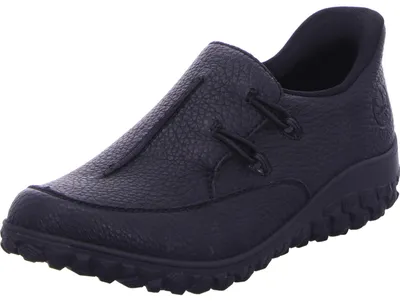 Produktbild von Rieker Damen Slipper 40951-37, 40951-38, 40951-39, 40951-40, 40951-41, 40951-42 RIE-59559 schwarz 42