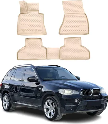 Image de 2006-2013 BMW X5 E70 Tapis de sol TPE Beige 4 pcs