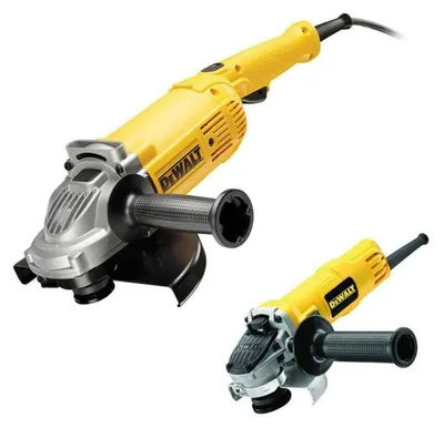 Image de 2 meuleuses Ø125mm (900W) et Ø230mm (2200W) DEWALT DWE492DUO2-QS