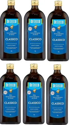 Produktbild von 6x De Cecco Classico Natives Olivenöl Extra Olio Extra Vergine 1 Lt nativ