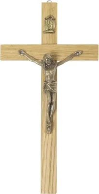 Produktbild von Leichtes Hängekreuz aus Holz 13 x 25 cm
