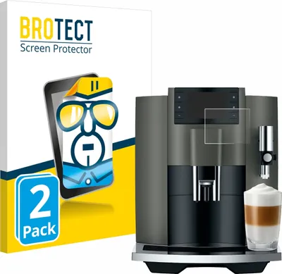 Produktbild von 2x Für Jura E8 (EC) Schutzfolie BROTECT Displayschutz Display Schutz Folie Klar Transparent