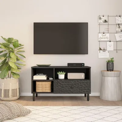 Zdjęcie produktu dla vidaXL Szafka pod TV 80x33x46 cm lite drewno mango