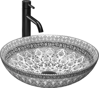 Produktbild von Rea Aufsatzwaschbecken Arte Grey White