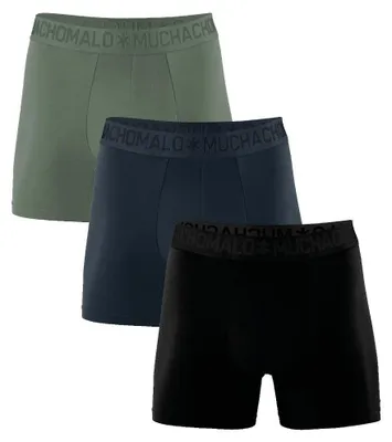 Produktbild von Muchachomalo Herren Boxershorts – 5er Pack – Bambusfaser & Stretch – Atmungsaktive Unterwäsche – Größe L - U-BAMBOO1132-37
