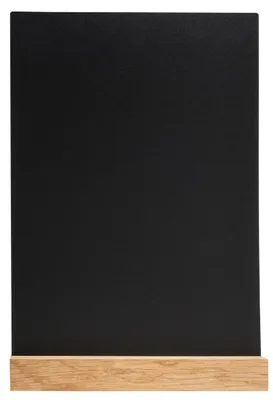 Produktbild von Exacompta 10x Tischtafel A4 in Schieferoptik 210x52x297 mm - Schwarz - 84240D