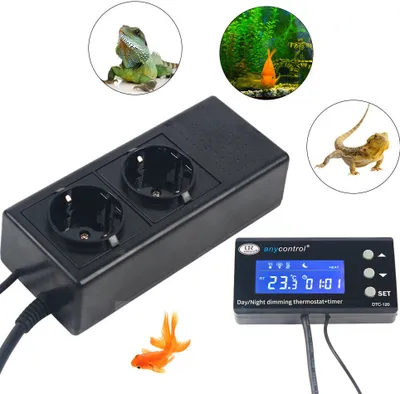 Produktbild von Regulator temperatury Gniazda termostatu akwariowego Cyfrowy wyświetlacz LCD Kontrola temperatury w terrarium