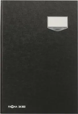 Produktbild von PAGNA Unterschriftenmappe de Luxe 24202-04 20 Fächer Pappe schwarz