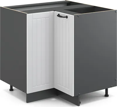 Image de Meuble d'angle Vicco Fame-Line Blanc campagne 80.5cm sans PT, Model 36055