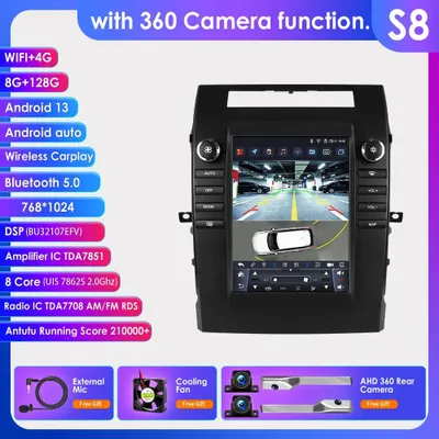 Zdjęcie produktu dla Radio samochodowe - System multimedialny - Radio z Carplay - Android Auto - 7-calowy ekran dotykowy