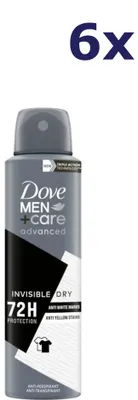 Produktbild von 6x Dove Deospray für Männer – Care Invisible Dry 150 ml
