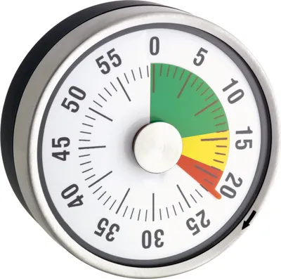 Produktbild von EDUPLAY 120503 Zeitdauer-Uhr Automatik Kompakt mit Magnet & Ampelscheibe, mehrfarbig