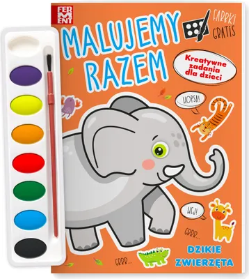 Immagine prodotto di Książka Malujemy Razem z Farbkami i Perforacją