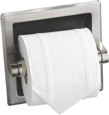 Produktbild von Versenkter Toilettenpapierhalter aus Edelstahl 304 (Nickel gebürstet) A