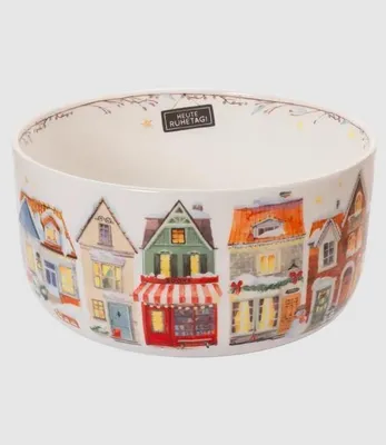 Produktbild von Schale Winterstädtchen, 700 ml, Winter, Weihnachten, Gebäckschale, Müslischale, Konfektschale