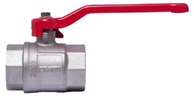 Produktbild von sanicomfort Heizungskugelhahn PN25, DN25 (1 Zoll), vernickeltes Messing, für Heizungsanlagen