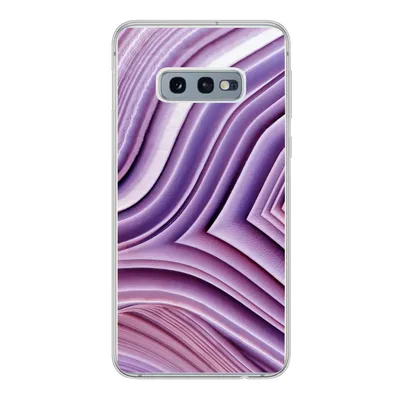 Produktbild von MuchoWow® Handyhülle Schutzhülle Hülle für Samsung Galaxy S10e Naturstein - Nahaufnahme - Weiß Silikon Softcase Handy Hülle - Handy