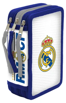 Image de Trousse Real Madrid à 3 compartiments avec contenu