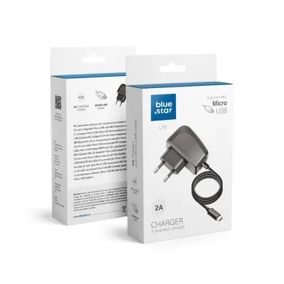Productafbeelding van NETZ-oplader micro USB, universeel, 2A, Blue Star LITE