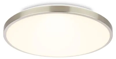 Obrázek produktu pro Stropní svítidlo LED, 2400 lm, dekorativní rámeček, teplá bílá, chodba, matný nikl, 33 cm