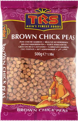 Image de TRS Brown Chickpeas, braune Kichererbsen, 1 KG