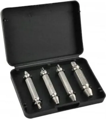 Produktbild von KRAFT&DELE Set zum Entfernen abgebrochener Schrauben 4 Stück 2,5-6mm KD10199