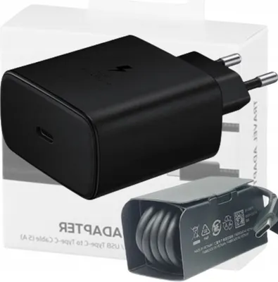 Produktbild von Samsung Adapter 45W & 15W Schnellladegerät Autoladegerät Dual Port USB-C Car Charger