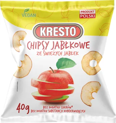 Obrázok produktu pre Chipsy jabłkowe Kresto 40 g