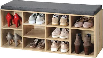 Immagine prodotto di KESPER Scarpiera con sedile 103,5 x 48 x 29,5 cm, decoro rovere KESPER 15920