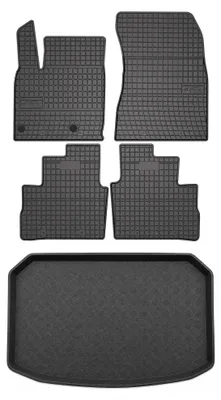Obrázek produktu pro Gumové autokoberce SolidPRO + vana kufru pro: Nissan Qashqai III 2021- 5 ks