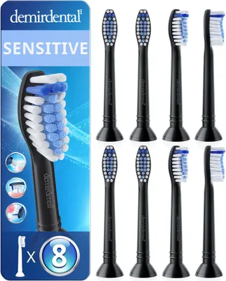 Obrázek produktu pro 8 kartáčků Sensitive pro Philips Sonicare | Black