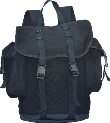 Produktbild von Bundeswehr Rucksack Wanderrucksack 40L Canvas Trekking Army Gebirgsjäger Schwarz