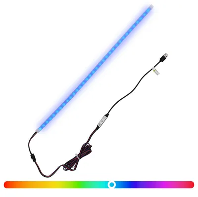 Zdjęcie produktu dla Taśma LED 55 cm Wielokolorowe PVC