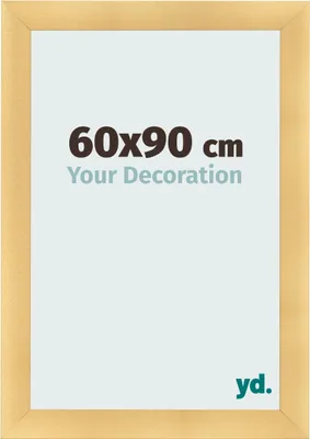 Produktbild von Bilderrahmen, 60x90 cm, Gold Matt, MDF, Pisa