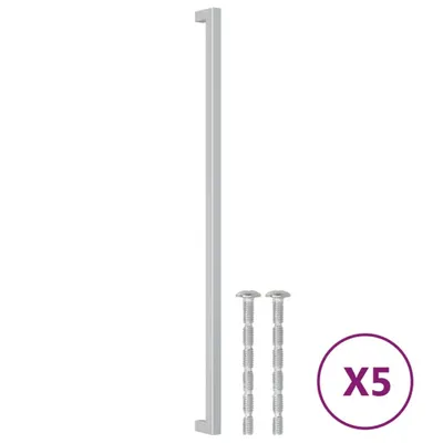 Obrázek produktu pro Nábytkové úchytky 5 ks stříbrné 480 mm nerezová ocel