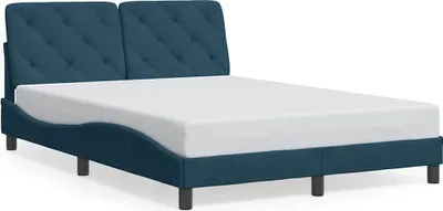 Immagine prodotto di Giroletto con testiera in velluto blu 120x200 cm