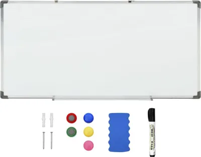Obrázok produktu pre vidaXL Magnetická tabuľa biela 110x60 cm Oceľ