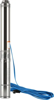 Produktbild von Faziango Brunnenpumpen Tiefbrunnenpumpe Ø100mm Brunnenpumpe Edestahl mit 1.1KW 4000L/H Fördermenge, Tauchdruckpumpe für Brunnengehäuse